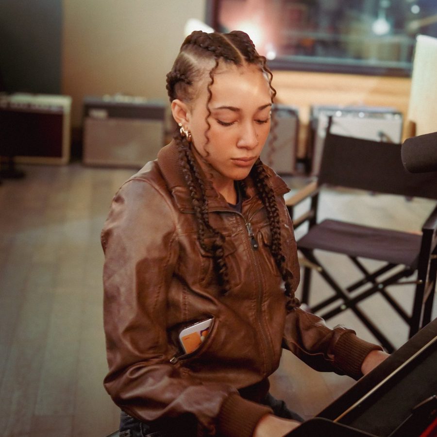 Nandi at the piano