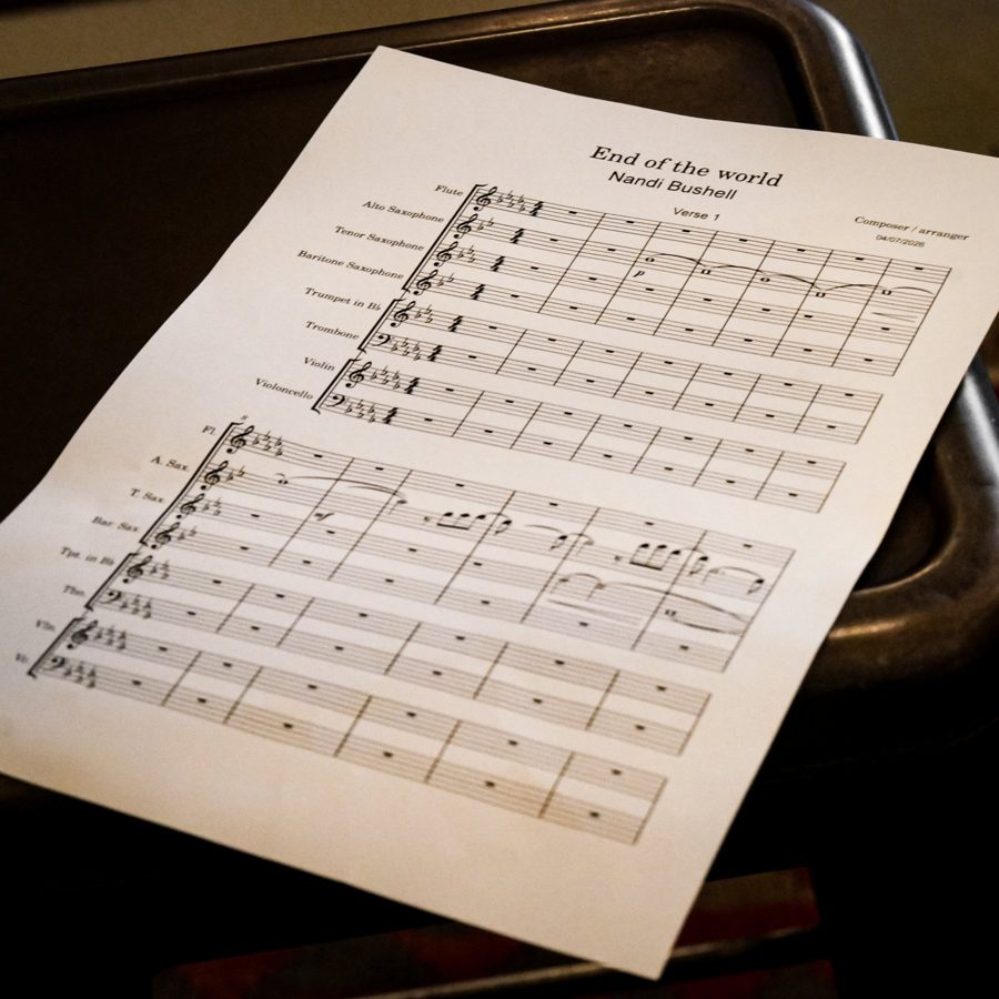 Sheet music for The End